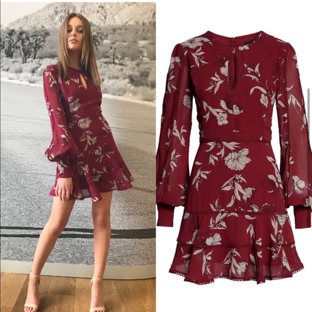 BARDOT
Tammy Trim Dress in Boysenberry Size 12
Color:Boysenberry